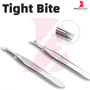 แหนบคิ้วสแตนเลสแท้พรีเมียมลายสวยเก๋ อุปกรณ์เสริมความงามสำหรับขนบนใบหน้า แหนบสีและดีไซน์ตามสั่ง - Product Image 3