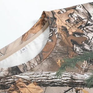 Camiseta de Manga Larga con Estampado de Camuflaje, de Algodón Grueso, Personalizada para Hombre, de Fabricantes de Ropa Urbana - Product Image 2