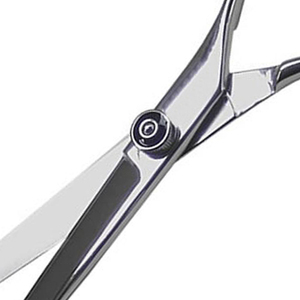 Ciseaux de barbier professionnels de qualité supérieure en acier inoxydable, tranchants, pour droitiers, manche moyen, non pliables, pour usage en salon - Product Image 4