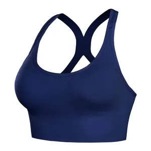 Soutien-gorge de sport pour femmes en polyester, personnalisable avec logo, bandes et taille sur mesure – Nouvelle collection en promotion - Product Image 6