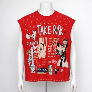 Chemises pour hommes 100% Coton Oversize Écologiques Streetwear Américain Y2K Tendance High-street à Imprimé Graphique Délavées à l'acide, Très Vendues - Product Image 2