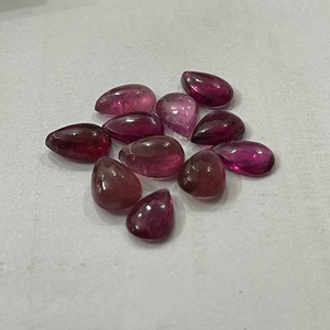 Tourmaline rose naturelle, forme poire, cabochon facetté, pierre précieuse, taille personnalisée, qualité AAA, pierres en vrac pour colliers et bijoux, vente en gros - Product Image 4