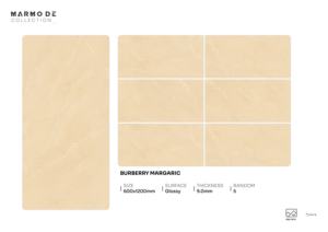 Baldosas de porcelana con aspecto de ónix de diseño, 600x1200 mm, acabado ultra brillante, adecuadas para instalación en paredes y suelos interiores de lujo. - Product Image 3