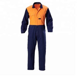 Cotton Polyester FR Fire Resistant Anti Static Work Coveralls Flame Retardant Safety Industrial Protective Workwear Uniform - Product Image 4