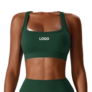 Janya 2026 Solid Sexy Gym Clothing Breathable Lightweight Sleeveless Fitness Top Square Neck Yoga Bras Halter Backless Front - Product Image 3