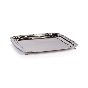 Stackable Stainless Steel Serving <b>Tray</b> <b>Mirror</b> Polish Rectangular Catering Buffet Platter With Handles For Hotel Restaurant Food - Product Image 2