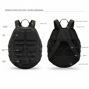 Chaleco Protector de Pecho Personalizado, Diseño Propio, para Fitness y Entrenamiento, Protección Corporal para Boxeo, MMA, Taekwondo, Karate, Deportes de Combate - Product Image 2
