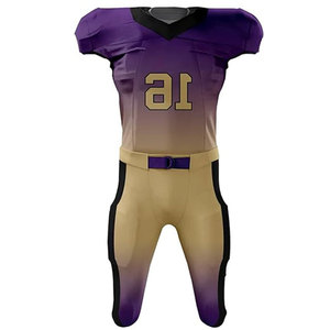 Unisex Uniform Sports Rugby Wear Sublimation Printing Moisture Wicking Wholesale <b>Compression</b> American Football Uniform Printed - Product Image 5