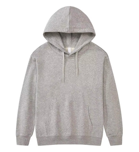 <b>Men's</b> Solid <b>Grey</b> Pullover <b>Hoodie</b> Casual Long Sleeve Hooded Sweatshirt with Front Pocket <b>Men's</b> Hoodies & Sweatshirts - Product Image 1