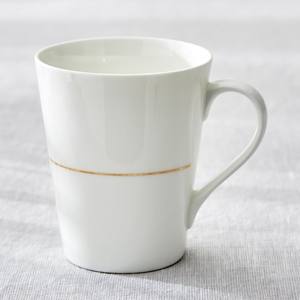 ชุดแก้วกาแฟเซรามิกสีขาวพรีเมียม พร้อมลายเส้นสีทอง ดีไซน์ทนทาน เงางาม จับถนัดมือ เหมาะสำหรับชา กาแฟ ใช้ได้ทุกวัน - Product Image 3