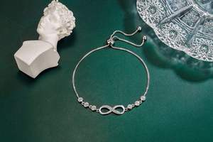 Bracelet tennis en or massif 14K, plaqué or 10K, serti de diamants de laboratoire et de cristaux, chaîne réglable, bijoux unisexe - Product Image 4