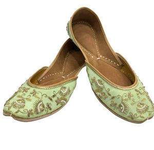 Zapatos Chappal/Khussa para Mujer, Planos y Ligeros, Colores Mixtos, Khussa Punjabi Jutti 2022, Venta al por Mayor Personalizada, Khussa para Mujer de Alta Calidad - Product Image 4