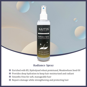 NAITIN Radiance <b>Spray</b> 250ml Herbal Anti-Frizz Leave-In <b>Moisture</b> Shine Repair Hair Oil for Frizzy Hair Unisex - Product Image 2