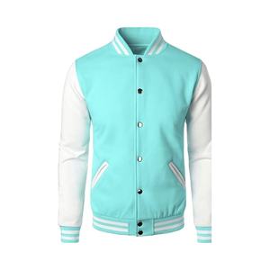 Mens Varsity <b>Jacket</b> Premium Modern Cut Ribbed Cuffs Comfortable Fit Everyday Wear Breathable Canvas Stand Long Thin Windproof - Product Image 2