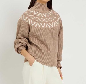 Suéter de Punto Acanalado para Mujer - Jersey de Invierno con Rayas Verticales - Prenda de Punto Elástica y Suave para Otoño, Transpirable - Product Image 2