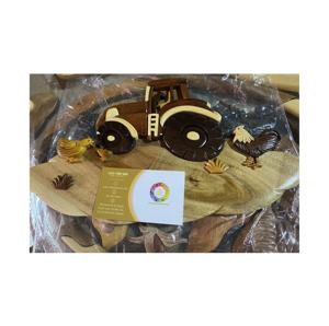 Vietnam Factory Wood Intarsia Wall Art / Handcrafted Wooden Design With Hook Included for Home Party Decoration Gifts - Product Image 5