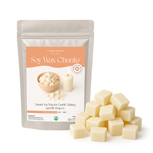 Floryn Decor 100% Pure Natural Square Soy <b>Wax</b> <b>Candle</b> Making Home Decoration | Eco-Friendly Handmade Multi-Function <b>Wax</b> Warmers | - Product Image 1