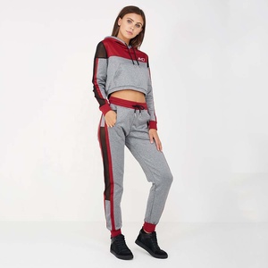 Conjunto Deportivo de Dos Piezas para Mujer, Estilo Jogger, Color Rosa Teñido, Fabricante de Conjuntos Deportivos, Ropa Femenina - Product Image 2