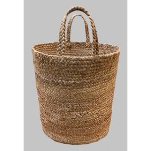 Grands paniers de rangement en coton et corde de jute, paniers pour plantes/chiens, paniers en corde tressée en coton pour enfants - Product Image 3