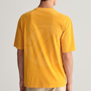 Nouveau design T-shirt à manches courtes effet délavé en coton, prix de gros, fabriqué au Pakistan - Product Image 4