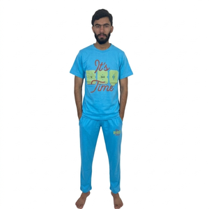 Summer Outfit for Men High Quality T Shirt and <b>Trousers</b> Set <b>Short</b> Sleeve Comfortable and Breathable T Shirt And <b>Trouser</b> Set - Product Image 4