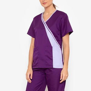 Wholesale Prices Customized Medical <b>Nurse</b> Uniform With Short Sleeve for Women Professional High Quality Nursing Scrub - Product Image 4