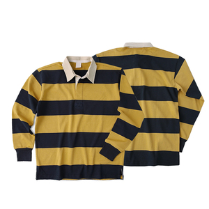 Top Quality Adult's Rugby Shirts Breathable Quick Dry Team Wear Men's Striped Rugby Jersey OEM ODM Men's Rugby Polo Shirts - Product Image 3
