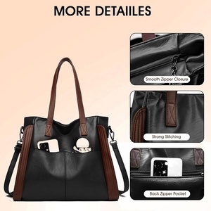 AZORES SPORTS Bolso de Hombro para Mujer, de Cuero Genuino, Ligero, Duradero, de Alta Calidad, con Cierre y Correa Personalizable - Product Image 6