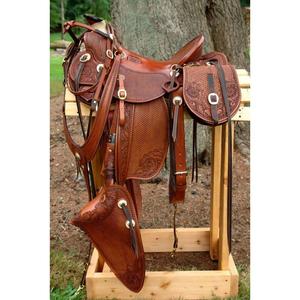 European Style genuine <b>Leather</b> Horse Saddle Seat Durable Waterproof Vintage Design Horse Racing English Saddle Supplier Hot Sell - Product Image 6