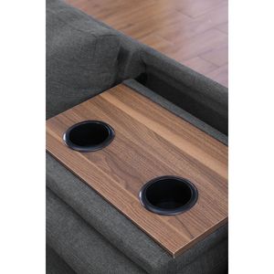 Divano Alger 98 con Chaise Longue e Pouf, Orientamento a Sinistra, per Arredamento Soggiorno - Product Image 3
