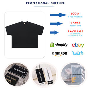 Camiseta Ringer Lisa de Algodón 100% de 300 Gramos, de Corte Ajustado, Hombro Caído, de Secado Rápido, Personalizable, para Hombre, Estilo Urbano, Venta al por Mayor - Product Image 4