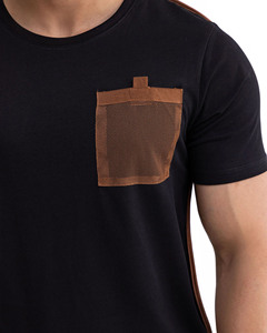 เสื้อยืดผู้ชายคุณภาพสูง ผ้าฝ้าย 100% 180-280gsm ลาย Root Fight Gear ปักแบบกำหนดเอง พิมพ์ลายพัฟสกรีน คอกลม แขนสั้น - Product Image 4