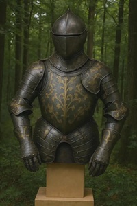 Demi-armure de chevalier médiéval inspirée d'Anton Peffenhauser, costume de guerrier en acier pour bataille ANAS AHMAD - Product Image 3