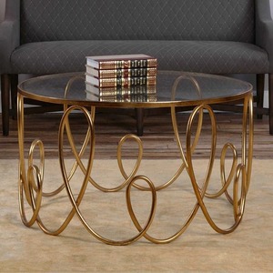 Metal Table, Tables, High Coffee Table, Bedroom, Office <b>Desks</b>, Bedside Table for Living Room - Product Image 1