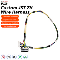 Kabel Konektor Jst Zh Male Female Custom untuk Perakitan Kabel dan Harness Mesin Industri Otomatisasi