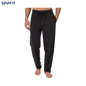 Pyjama tricoté confortable et respirant à séchage rapide pour homme, grande taille, décontracté, à manches courtes, lavable en machine, avec peignoir - Product Image 3