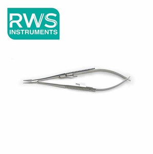 Instrumentos RWS, Portaagujas Quirúrgico de Acero Inoxidable RWS, Portaagujas de Punta Fina para Microcirugía Dental, CE - Product Image 1