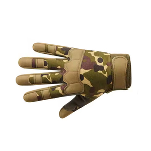 Heavy Duty Motorcycle <b>Gloves</b> Anti Shock Breathable Durable Leather Riding <b>Gloves</b> For Long Distance Use - Product Image 3