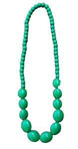 Collier fantaisie couleur graine et perles de verre bonne qualité fait à la main collier élégant - Product Image 6
