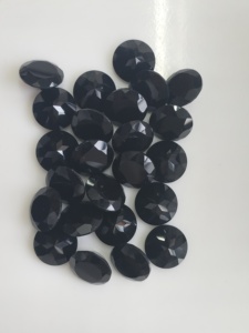 Natural Black Onyx 12MM Round Brilliant Cut Best Quality Loose Gemstones for Jewelry Making - Product Image 3