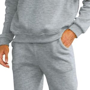 Men's Casual Cotton <b>Track</b> <b>Suit</b> with Hood Top Trending New Arrival Plain Tracksuit Customized Winter Top and Bottom Set - Product Image 5