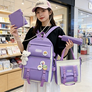 <span class=keywords><strong>Sac</strong></span> à bandoulière sportif décontracté élégant SENYU 5 en 1 pour jeunes, étudiants, école, collège, travail, affaires, mode, athlétisme - Product Image 3