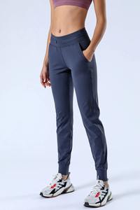 Pantalon de jogging en molleton grande taille pour femme, confortable, respirant, taille mi-haute, décontracté, pour l'entraînement, usine OEM - Product Image 2