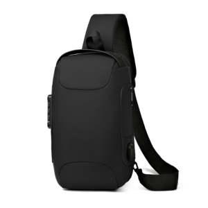 Sac bandoulière homme antivol personnalisé en nylon léger et imperméable avec support de charge pour téléphone – Nouvelle collection, Offre Spéciale - Product Image 4