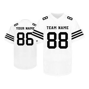 เสื้อแข่งอเมริกันฟุตบอล ผ้ากันหด ลายสั่งทำ ตะเข็บคู่ ชุดกีฬา ปักลายตามสั่ง - Product Image 2