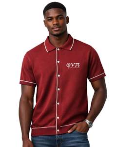 Polo Kappa Alpha Psi Diamond K Tonal Kream Premium Nupe, tenue décontractée grecque - Product Image 1