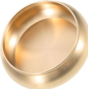 Novelty <b>vintage</b> engraved solid brass shoe-shaped tabletop <b>ashtray</b>, available at wholesale prices. - Product Image 5