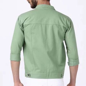 แจ็คเก็ตยีนส์ผู้ชายขายดี ทรงฮิต สไตล์ลำลอง สตรีทแวร์ ใส่สบาย ทันสมัย เหมาะกับกิจกรรมกลางแจ้ง คุณภาพสูง แจ็คเก็ตฤดูหนาว - Product Image 3