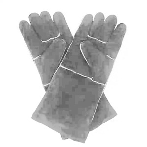 CAPTAIN INDUSTRY Low Price <b>Long</b> Short Cowhide Leather Welding Gloves Waterproof Anti-UV Full Finger Non-<b>Slip</b> Outdoor Use Gloves - Product Image 2
