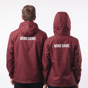 OEM Custom Logo Printed <b>Windbreaker</b> Zipper Hoodie Unisex Breathable <b>Camping</b> Hooded Jacket Hiking Waterproof Zipper Jacket - Product Image 2